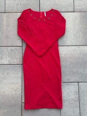 red vijo couture dress